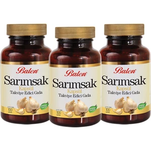 Sarımsak 100 Kapsül x 3 Adet