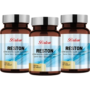 Reston Bitki Ekstraktları ve Vitamin 500 Mg 60 Kapsül x 3 Adet