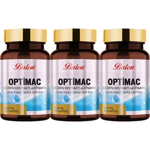 Optimac Gözotu Ekstraktı 60 Kapsül x 3 Adet