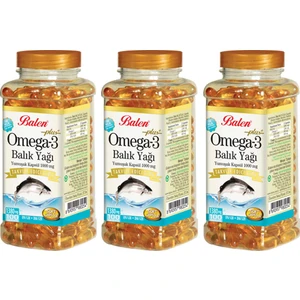 Omega 3 Balık Yağı 100 Yumuşak Kapsül 1000 Mg x 3 Adet