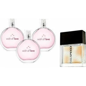 Wish Of Love (3 Adet)+50 ml Kadın Edp+Avon Fullspeed 30 ml Erkek Edt
