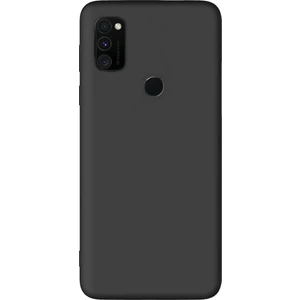 Tekno Grup Samsung Galaxy M30s Kılıf Mat Premium Silikon Kılıf - Siyah + Tam Kaplayan 6D Nano Ekran Koruyucu