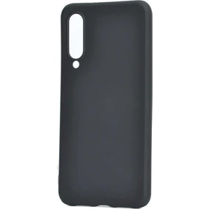 Tekno Grup Xiaomi Mi 9 Lite Kılıf Mat Premium Silikon Kılıf - Siyah + Tam Kaplayan 6D Nano Ekran Koruyucu
