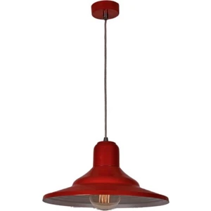 Metal Kırmızı Beyaz Sarkıt Çap 40CM