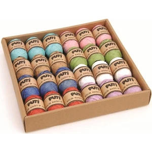 Kağıt İp 10 m Kalın Karışık Renk 24'lü Paket