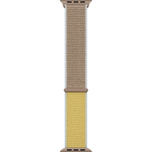 Apple Watch Özel Seri 38-40 mm 2-3-4-5-6-SE Uyumlu Spor Loop Dokuma Kordon - Kahverengi