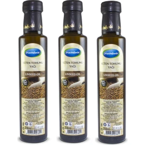 3'lü Mecitefendi Keten Tohumu Yağı 3 x 250 ml