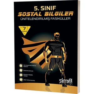 Simya Yayınları  5.Sınıf Sosyal Bilgiler Konu Özetli Soru Fasikülü (7 Adet)