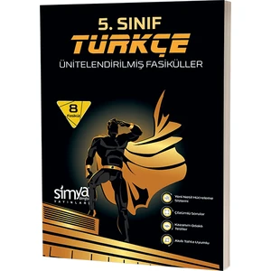 Simya Yayınları  5.Sınıf Türkçe Konu Özetli Soru Fasikülü (8 Adet)