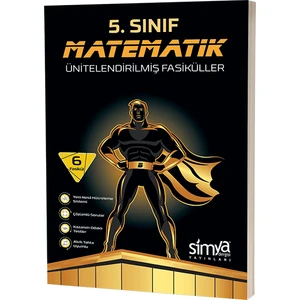 Simya Yayınları  5.Sınıf Matematik Konu Özetli Soru Fasikülü (6 Adet)