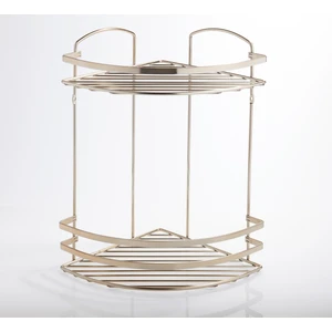 2 KATLI BANYO KÖŞE RAFI KROM LM008