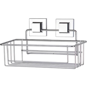 Easyfıx Yapışkanlı Tek Katlı Banyo Rafı Krom EF254