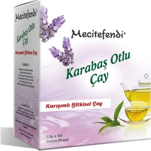 4'lü mecitefendi Karabaş Otlu Çay (Süzen Poşet 40'lı)