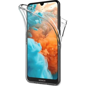 Huawei Honor 8S Kılıf 6 tarafı tam full koruma 360 Clear Soft - Şeffaf