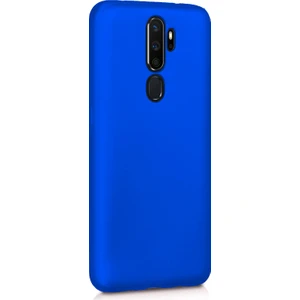 Oppo A5 2020 Mat Silikon Kılıf - Mavi