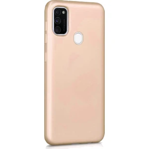 Samsung Galaxy M30s Mat Silikon Kılıf - Gold