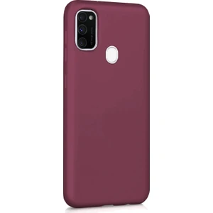 Samsung Galaxy M30s Mat Silikon Kılıf - Mor