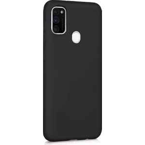 Samsung Galaxy M30s Mat Silikon Kılıf - Siyah