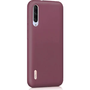Xiaomi Mi 9 Lite Mat Silikon Kılıf - Mor