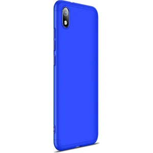 Xiaomi Redmi 7A Kılıf Double Dip 360 Protective - Mavi