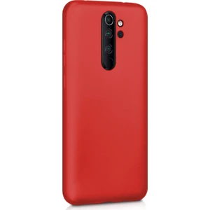 Xiaomi Redmi Note 8 Pro Mat Silikon Kılıf - Kırmızı
