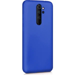 Xiaomi Redmi Note 8 Pro Mat Silikon Kılıf - Mavi