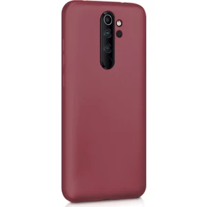 Xiaomi Redmi Note 8 Pro Mat Silikon Kılıf - Mor