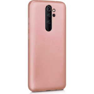 Xiaomi Redmi Note 8 Pro Mat Silikon Kılıf - Rose Gold