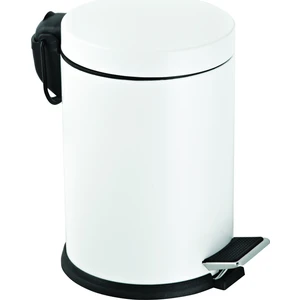 Pedallı Çöp Kovası 12 Litre Beyaz