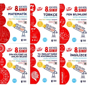Teas Press 8. Sınıf Teaskop Soru Bankası Seti 6 Kitap