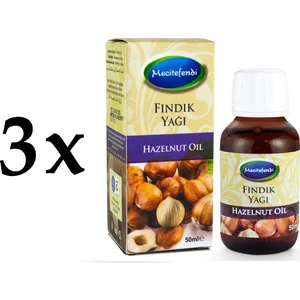 3'lü  Mecitefendi Fındık Yağı 3 x 50 ml