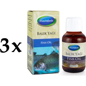 3'lü  Mecitefendi Balık Yağı 3 x 50 ml