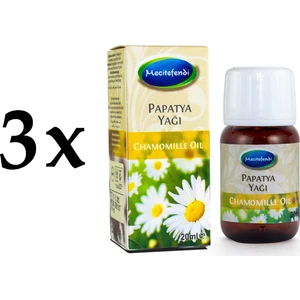 3'lü  Mecitefendi Papatya Yağı 3 x 20 ml