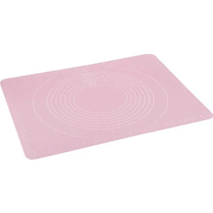 Açık Pembe Ölçekli Silikon Hamur Açma Matı 50CM