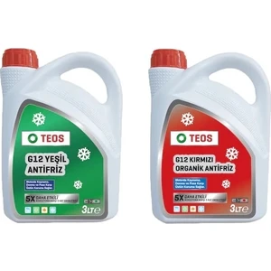-40° Organik Kırmızı Antifriz + Teos -40° Organik Yeşil