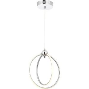 Eray Aydınlatma 5088-2 Krom LED Avize(Beyaz Işık -Sarı Işık - Gün Işığı)