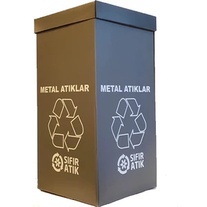 Tuncel Teknik Sıfır Atık Kolisi 70 Litre-Metal Atık