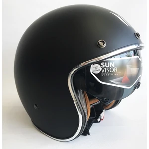 Kask Le Mans 2 Sv Solid A1 Negro Mate Yarım Kask