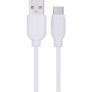 C69 2.0A 20cm USB-A - Type-C Şarj & Data Kablosu - Beyaz