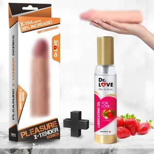 Realistik Ten Rengi Penis Kılıfı +  Jel