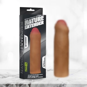 Realistik Sünnetsiz Penis Kılıfı Melez Rengi