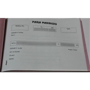 Para Makbuzu No 3 Otokopili 50 x 3 Nüsha 6 lı Paket