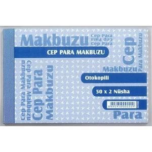 Cep Para Makbuzu Otokopili 50 x 2 Nusha 6 Adet