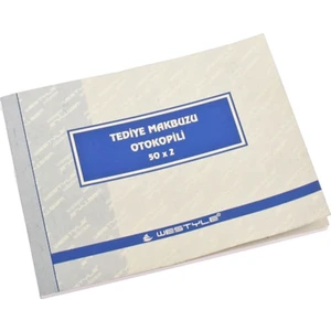 Tediye Makbuzu No-3 50 x 2 Nusha Otokopili 6 Adet