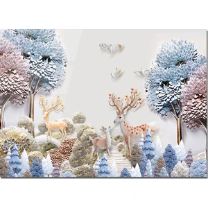 Cam Tablo Ağaç Tablo 50 x 70 cm Uv Baskı Temperli