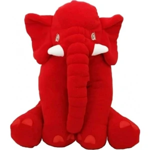 Uyku Arkadaşım Fil Kırmızı 60 cm Jumbo Boy