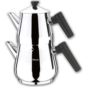 Heybeli Mega Boy Çaydanlık - Siyah