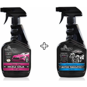 Oto Hızlı Cila Carnauba Wax - Motor Yağ Kir Temizleyici 500'ER ml