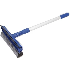 Turuncu Koli Teleskopik Camsil Çekçek Mikrofiber Cam Silme Aparatı Tablet Mop