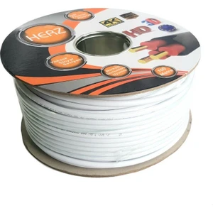 Herz RG6U6 Trishield Anten Kablosu 80TEL 100 mt